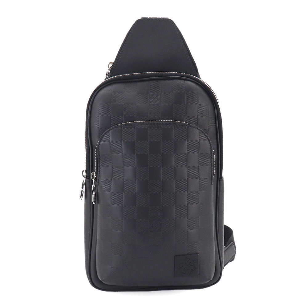 Louis Vuitton Damier Infini Avenue Sling Handbag Body Black N45303 RFID Bag
